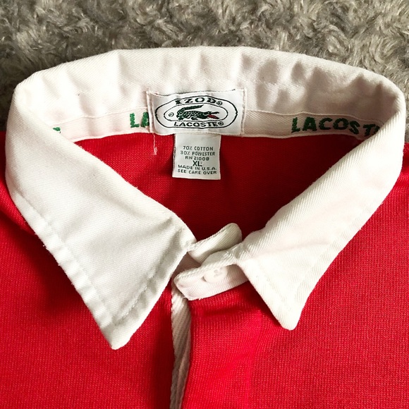 📦SOLD📦RARE!! 🐊Lacoste Vintage 90’s Mens Polo Size XL 🐊 - Picture 3 of 5